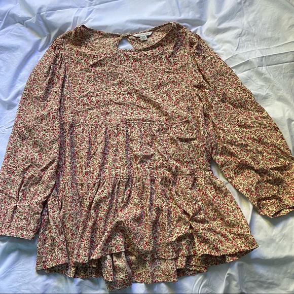 Floral American Eagle Top - Picture 1 of 3